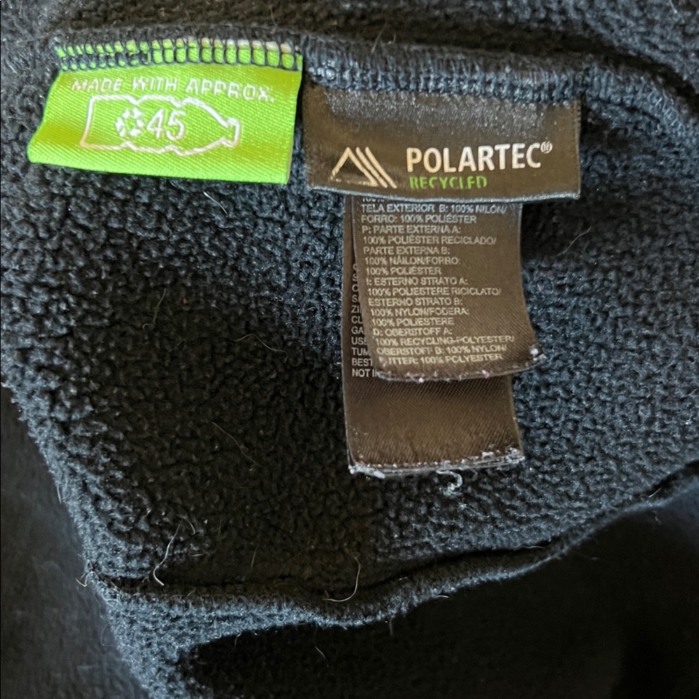The North Face Denali Jacket Hoodie Womens Small Black Fleece Full Zip Fleece - Picture 6 of 6